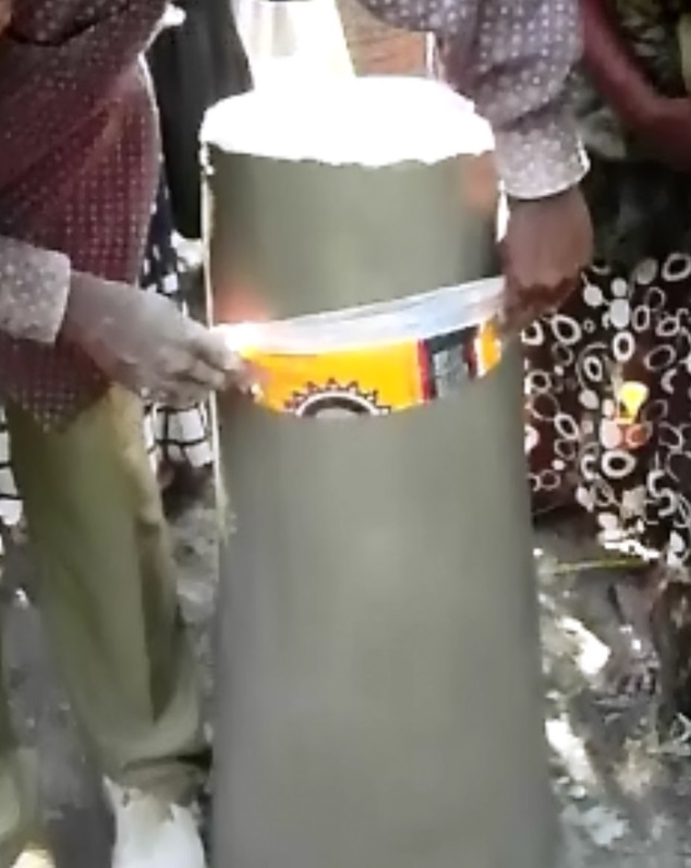 Smooth with plastic bag