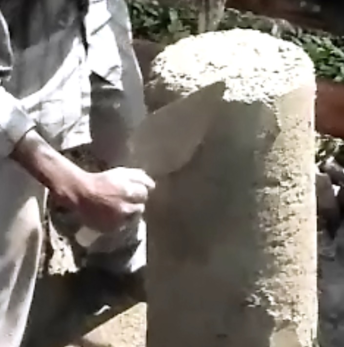 Smooth with trowel